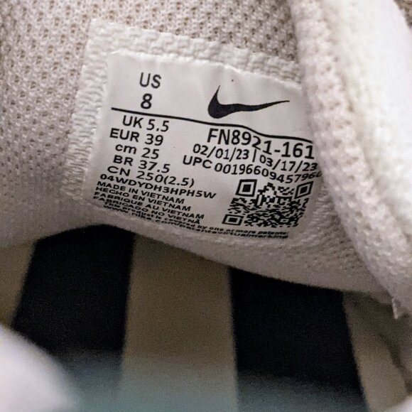 NIKE Tech Hera Sneakers in "Light Bone & Sakura Pink", SZ 8 - Picture 5 of 5